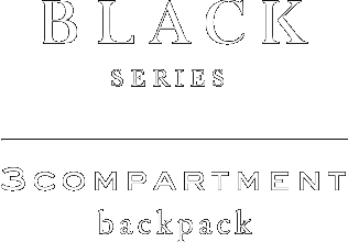 BLACK SERIES 3 COMPARTMENT backpack